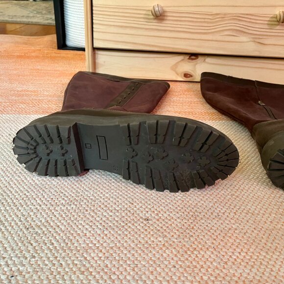 DuoBoots Oakford Knee High Boots in Dark Brown Leather 39 Wide Calf - Picture 6 of 8